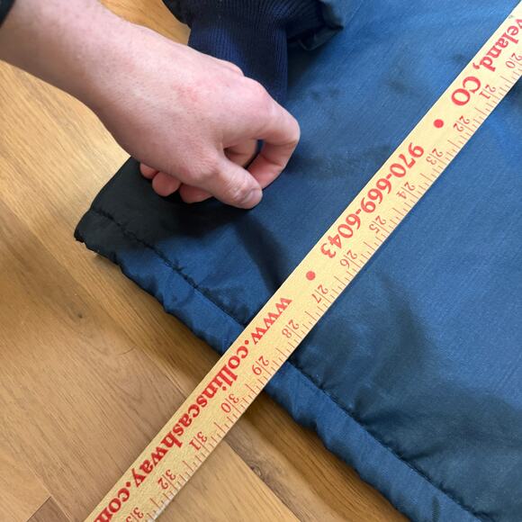 Men's Vintage 80's French King Bowling Center Blue Sherpa Lined Snap Jacket Sz M - Picture 8 of 8